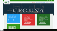 Desktop Screenshot of cfc-una.com