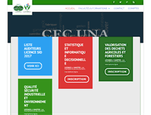 Tablet Screenshot of cfc-una.com